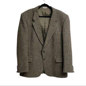 HARRIS TWEED Vintage Hand Woven Wool Blazer 46L